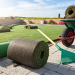 Les outils indispensables pour une pose de gazon en rouleau réussie